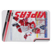 Eishockeyhandelskarte Magnet (Horizontal)