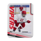 Eishockeyhandelskarte Magnet (Vertikal)
