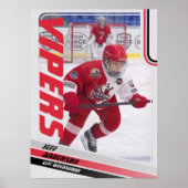 Eishockeyhandelskarte Poster (Vorne)