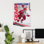 Eishockeyhandelskarte Poster (Heimbüro)