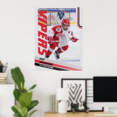 Eishockeyhandelskarte Poster (Heimbüro)