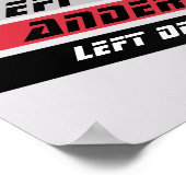 Eishockeyhandelskarte Poster (Ecke)