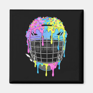 Eishockeyhelm Eis Drip für Eishockeyspieler Junge Magnet