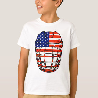 Eishockeyhelm - USA T-Shirt