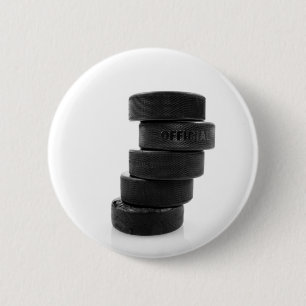 Eishockeypucks... Knopf Button