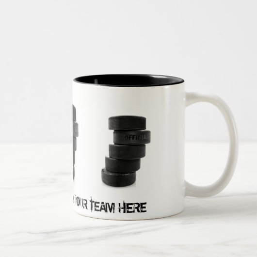 Eishockeypucks ... Tasse (Rechts)