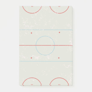 Eishockeyrosa gestörte Stylesgrafik Post-it Klebezettel