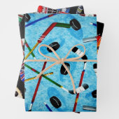 Eishockeysammlung Geschenkpapier Set (Beispiel)