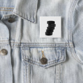 Eishockeyschläger... Knopf Button (Beispiel)