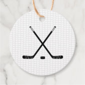 Eishockeyschläger Puck Net Team Player Game Geschenkanhänger (Vorderseite)