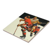 Eishockeyspiel Fliese (Seite)