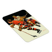 Eishockeyspiel Magnet (Rechte Seite)
