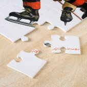 Eishockeyspiel Puzzle (Seite)