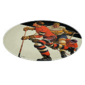 Eishockeyspiel Schneidebrett (Ecke)