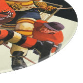 Eishockeyspiel Schneidebrett (Ecke)