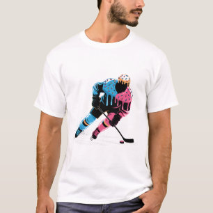 Eishockeyspieler-Drip-Jungen Mädchen Jugend T-Shirt