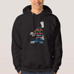 Eishockeyspieler Easter Day Funny Sports Boys Hoodie