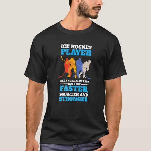Eishockeyspieler für die nächste Eishockeysaison T-Shirt (Vorderseite)