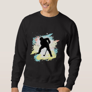 Eishockeyspieler für Eishockeysport Sweatshirt