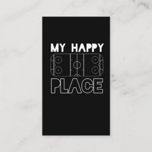 Eishockeyspieler Goalie Center Verteidigung Field Visitenkarte