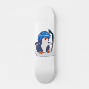 Eishockeyspieler  Hintergrundfarbe Skateboard