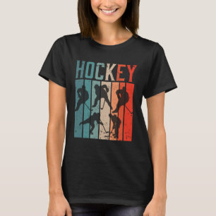 Eishockeyspieler im Vintage-Stil I Eishockey T-Shirt