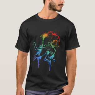 Eishockeyspieler Kinder Männer T-Shirt