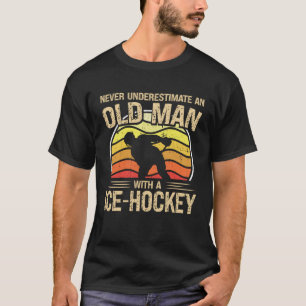 Eishockeyspieler Männer Frauen unterschätzen nie e T-Shirt