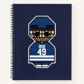 Eishockeyspieler Notizblock (Vorderseite)