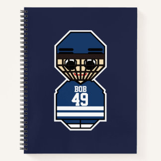 Eishockeyspieler Notizblock