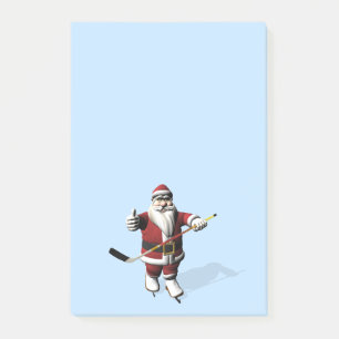 Eishockeyspieler Post-it Klebezettel