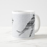 Eishockeysprachen Typografie Kaffeezubereitung Tas