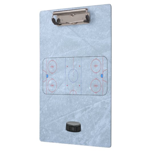 Eishockeytrainer Klemmbrett (Links)