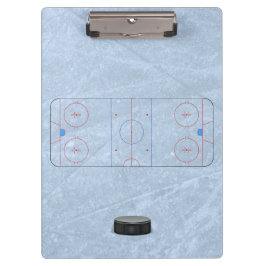 Eishockeytrainer Klemmbrett