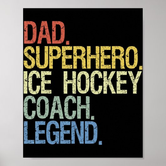 Eishockeytrainer Poster (Vorne)