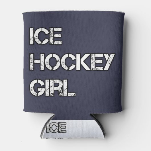 Eishockmädchen Dosenkühler (Vorderseite)