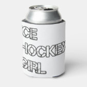 Eishockmädchen Dosenkühler (Kanne Rückseite)