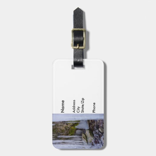 Eishöhle Gepäckanhänger (Vorderseite vertikal)