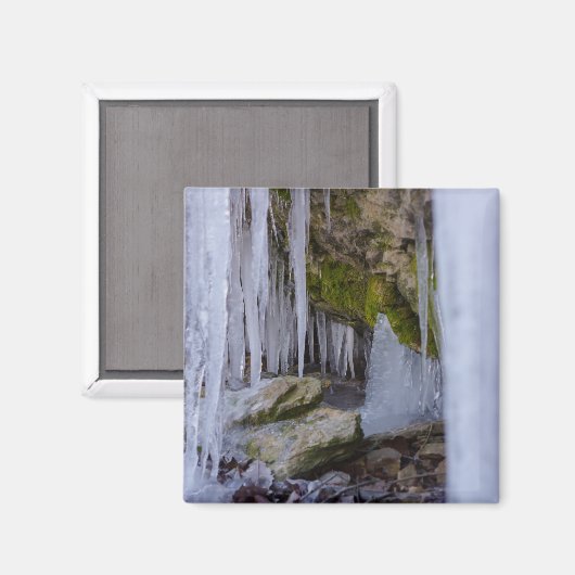 Eishöhle Magnet (Vorderseite/Rückseite)