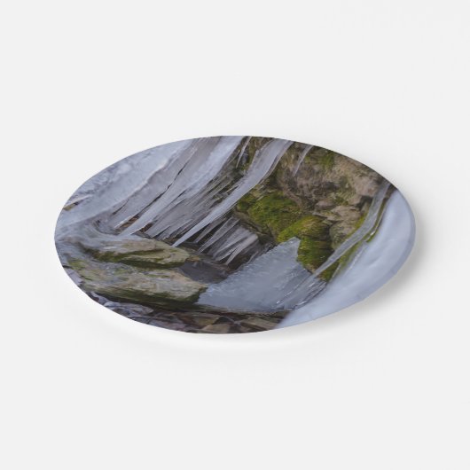 Eishöhle Pappteller (Schrägansicht)