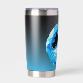 Eishöhlenansicht oder Schneebergstern mit voller H Thermobecher (Vorderseite)