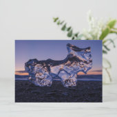 Eishund oder Ziege Feiertagskarte (Stehend Vorderseite)