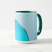 Eisig Cyane Luxus-Titanium-Funkel-Explosion Tasse (VorderseiteRechts)