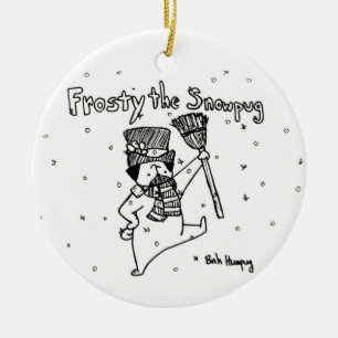 Eisig das Snowpug Keramik Ornament