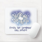 Eisig die Babybilder des Schneemanns Mousepad (Mit Mouse)