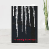 EISIG ist es Ihr Geburtstag! Karte (Vorderseite)