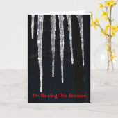 EISIG ist es Ihr Geburtstag! Karte (Gelbe Blume)