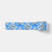 Eisige Baumträume Schneewald Ripsband (Vorderseite)