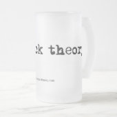 Eisige Bier-Tasse Mattglas Bierglas (VorderseiteRechts)