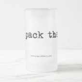 Eisige Bier-Tasse Mattglas Bierglas (Mittel)